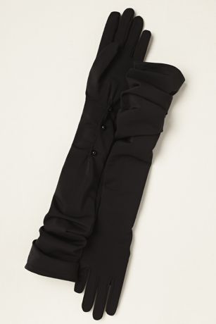 Greatlookz Matte Spandex Opera Length Gloves David s Bridal