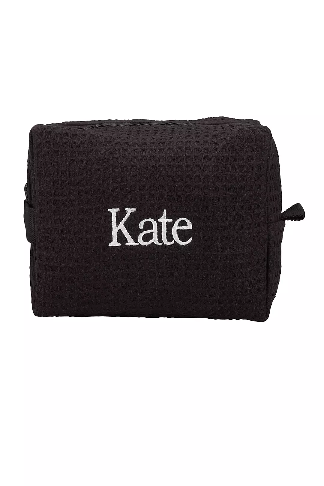 Personalized Waffle Weave Cosmetic Bag Image