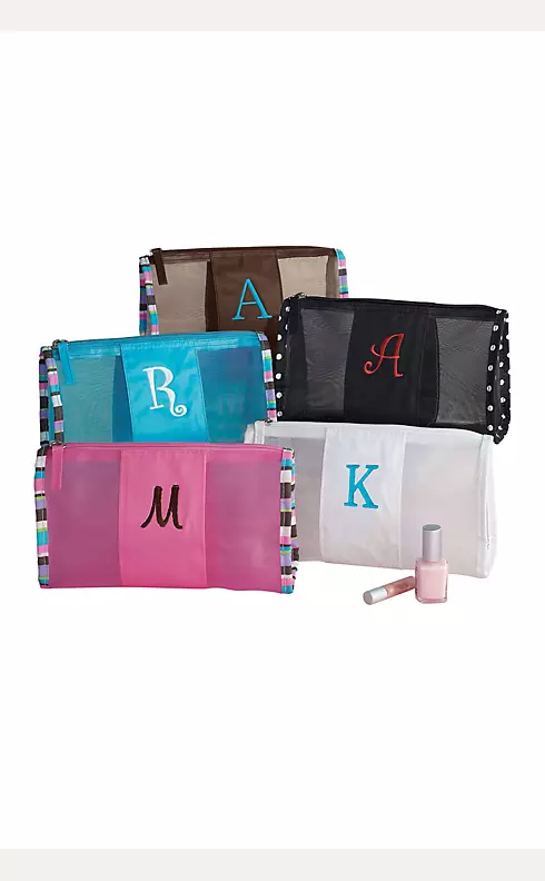 DB Exclusive Personalized Mesh Cosmetic Bag Image 1