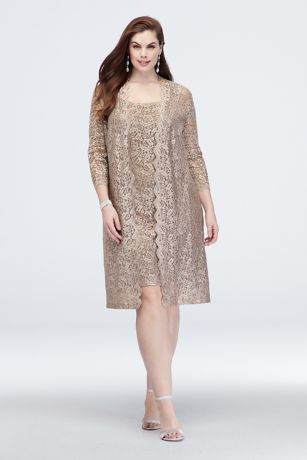 gray cocktail dress plus size