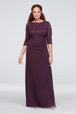 alex evening dresses burgundy