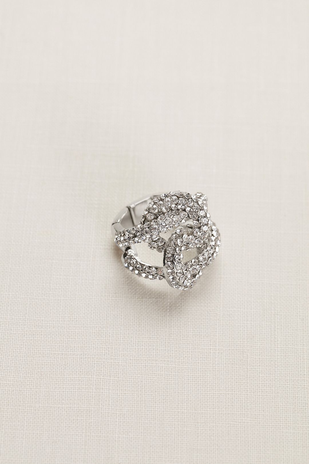 Pave Knot Stretch Ring Image 3