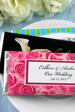 Personalized Full Size Chocolate Bar Favors