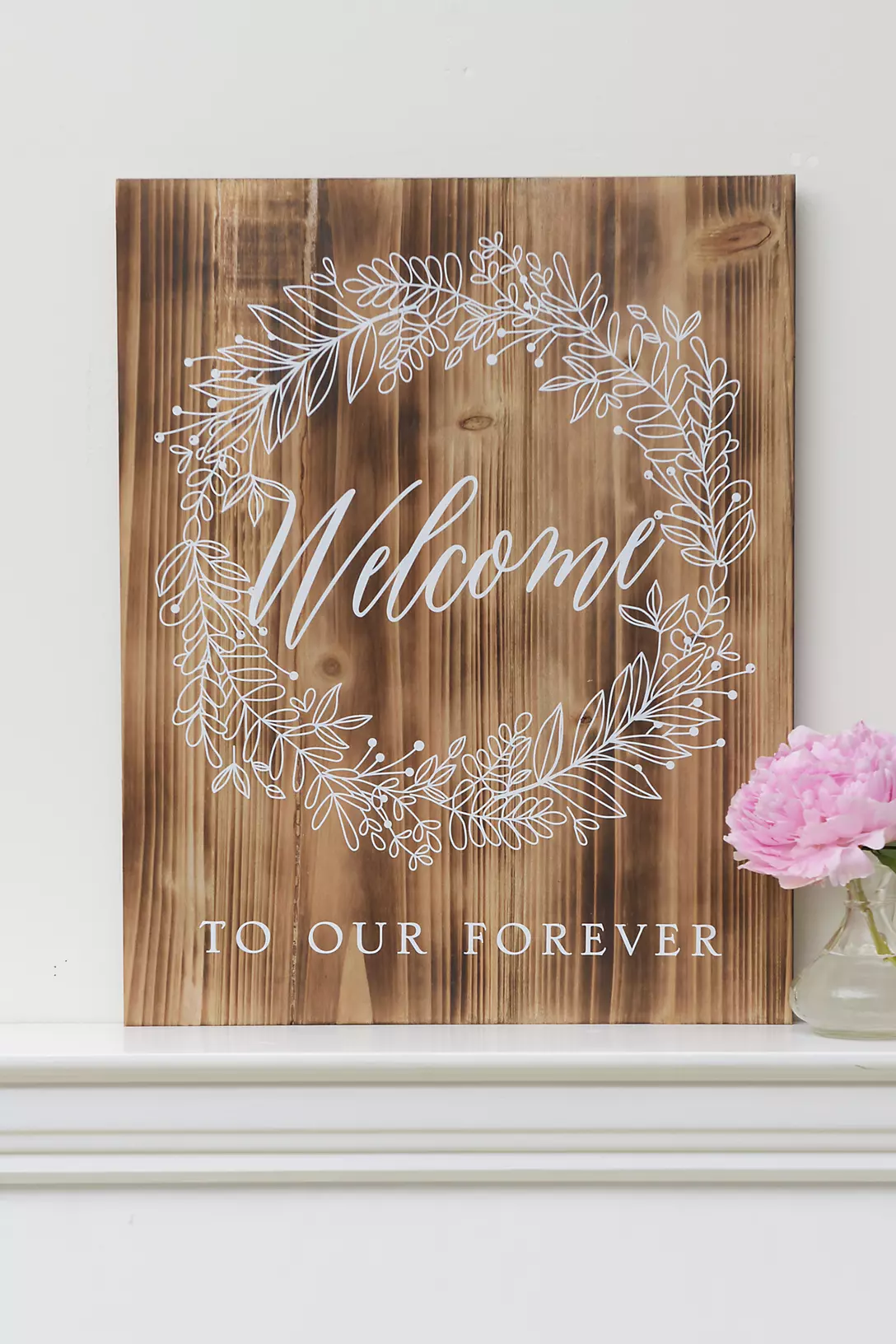 Welcome To Our Forever Wood Sign Image