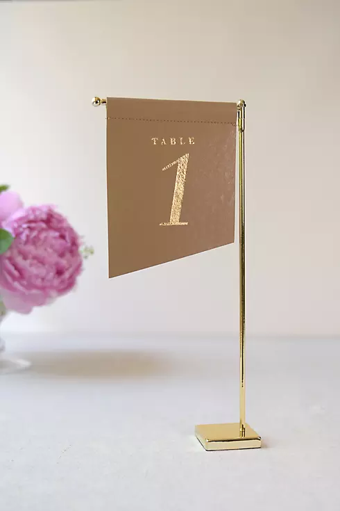 Gold-Tone Table Number Stand Image 2