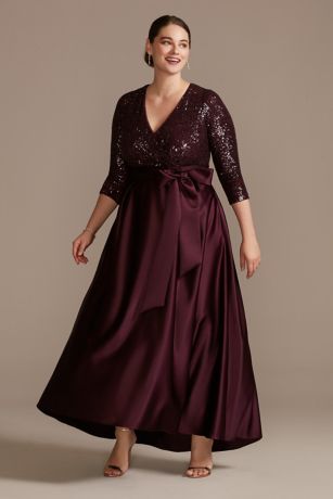 David's bridal plus size mother of the bride on sale