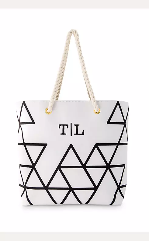 Personalized Geo Prism Tote Image 1