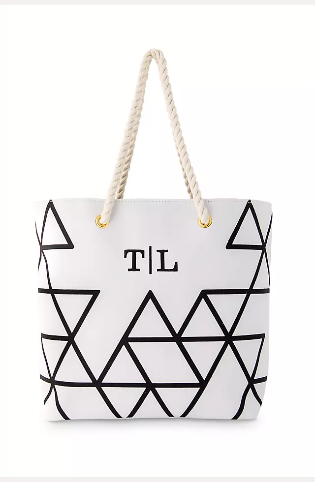 Personalized Geo Prism Tote Image