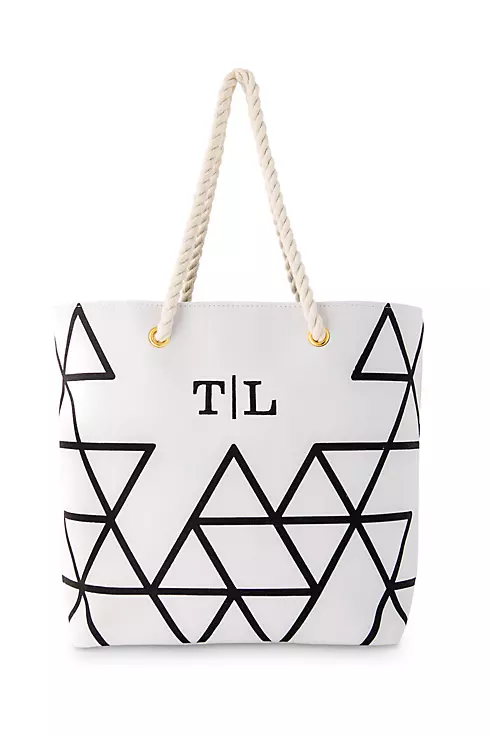 Personalized Geo Prism Tote Image 1