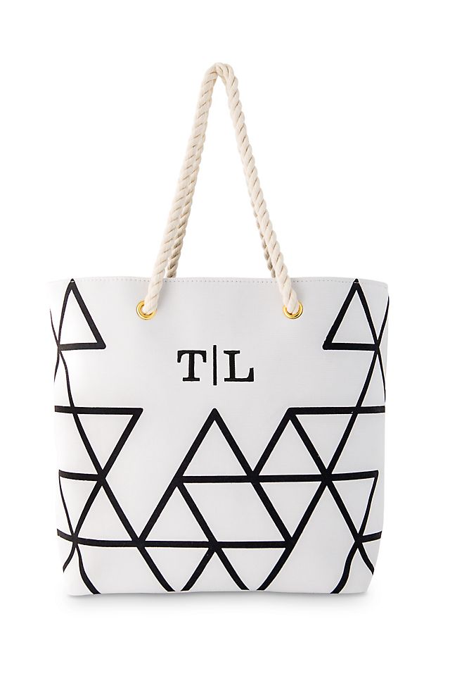 Personalized Geo Prism Tote