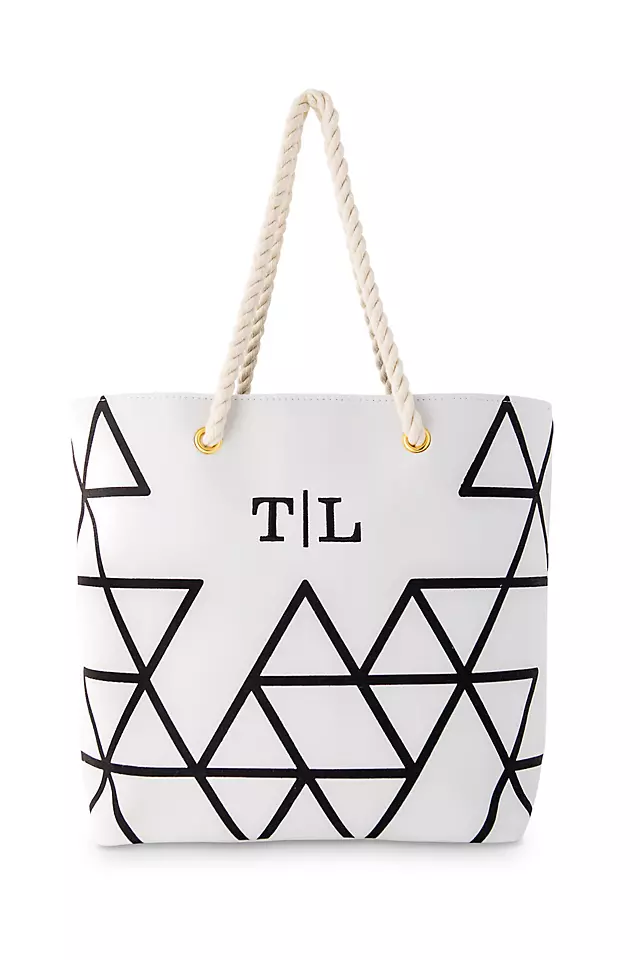 Personalized Geo Prism Tote Image