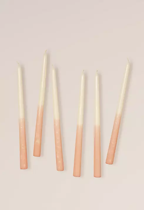 Blush Ombre Taper Candle Set Image 1