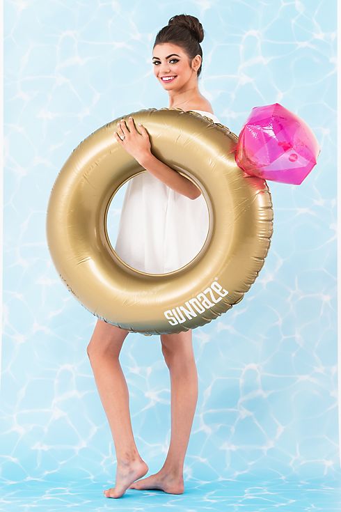 Diamond Ring Inflatable Pool Float Image 2