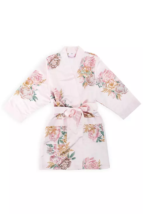 Personalized Blissful Bloom Silky Kimono Image 1