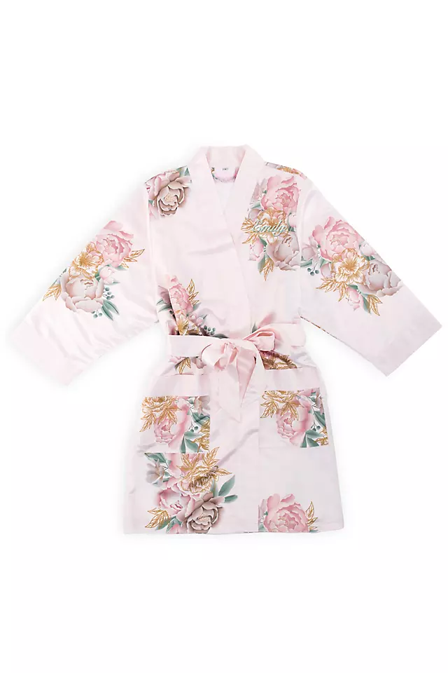 Personalized Blissful Bloom Silky Kimono Image