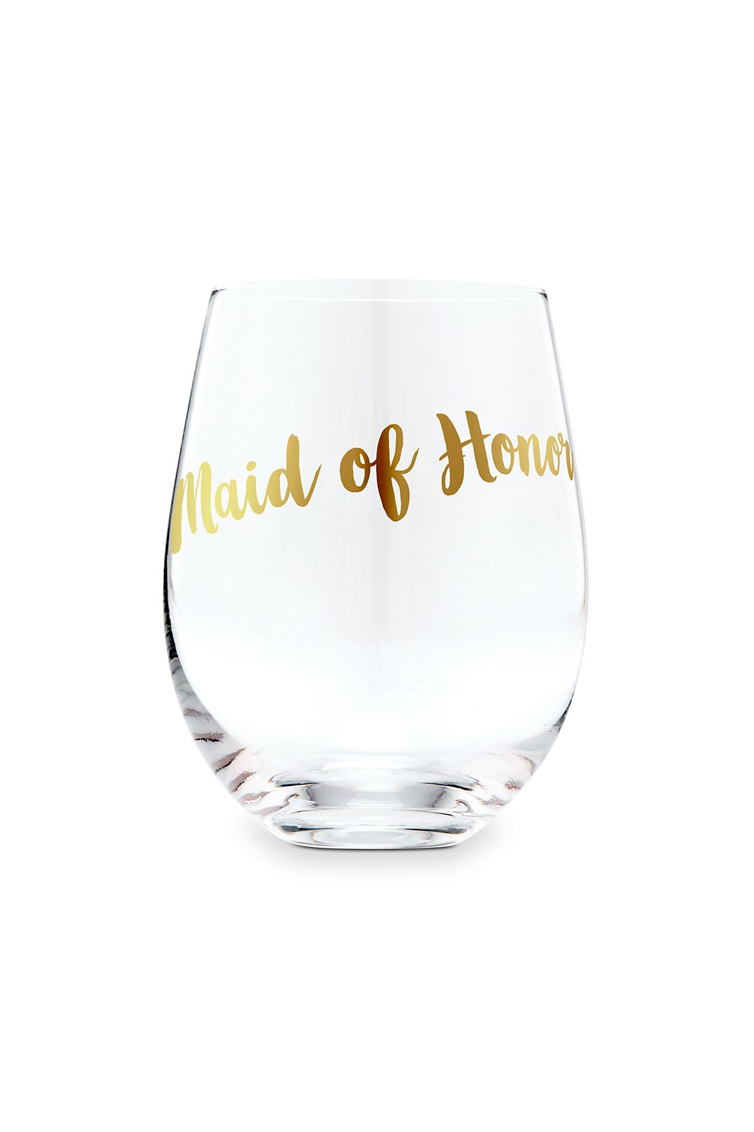 Maid of Honor Stemless Toasting Wine Glass Image 3