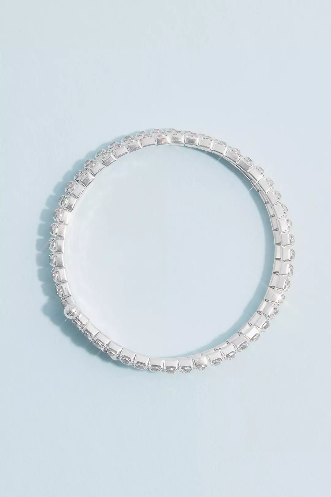 Crystal Coil Wrap Stack Bracelet Image
