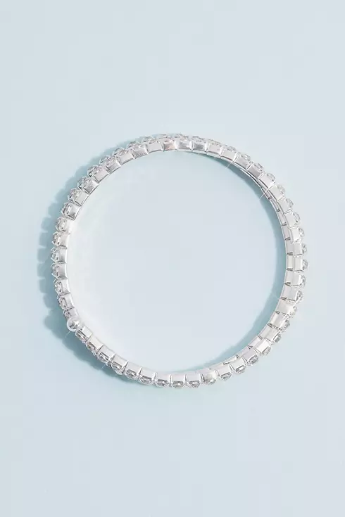 Crystal Coil Wrap Stack Bracelet Image 1