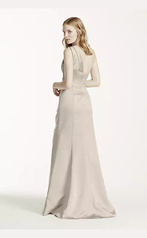 One Shoulder Bridesmaid Dress with Details Image 2