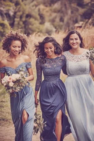 Horizon Blue Bridesmaid Dresses