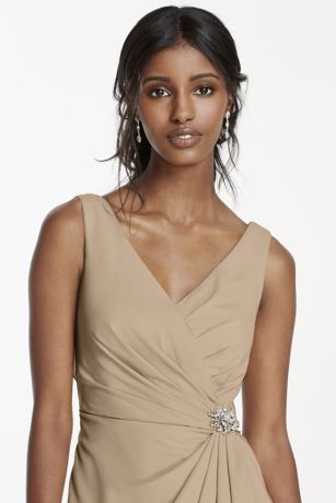 david's bridal cowl back