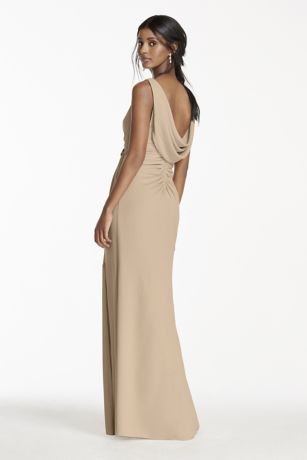 david's bridal cowl back