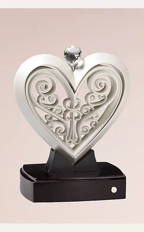 Timeless Pearlescent Unity Heart Sculpture Image 1
