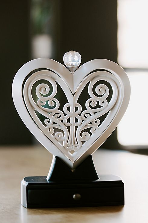 Timeless Pearlescent Unity Heart Sculpture Image 3