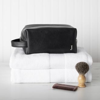 vegan leather toiletry bag