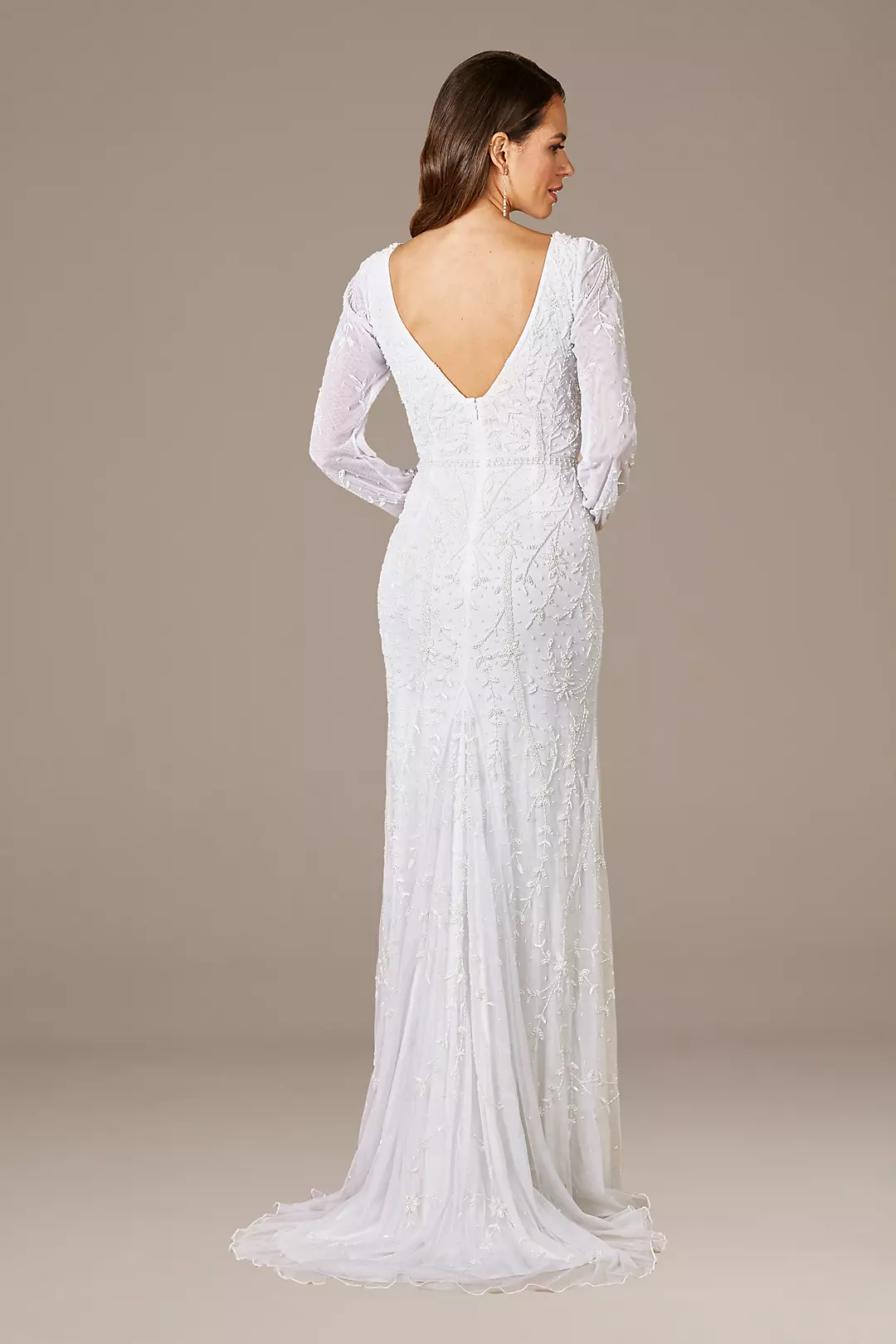 Lara Gigi Romantic Long Sleeve Wedding Dress | David's Bridal