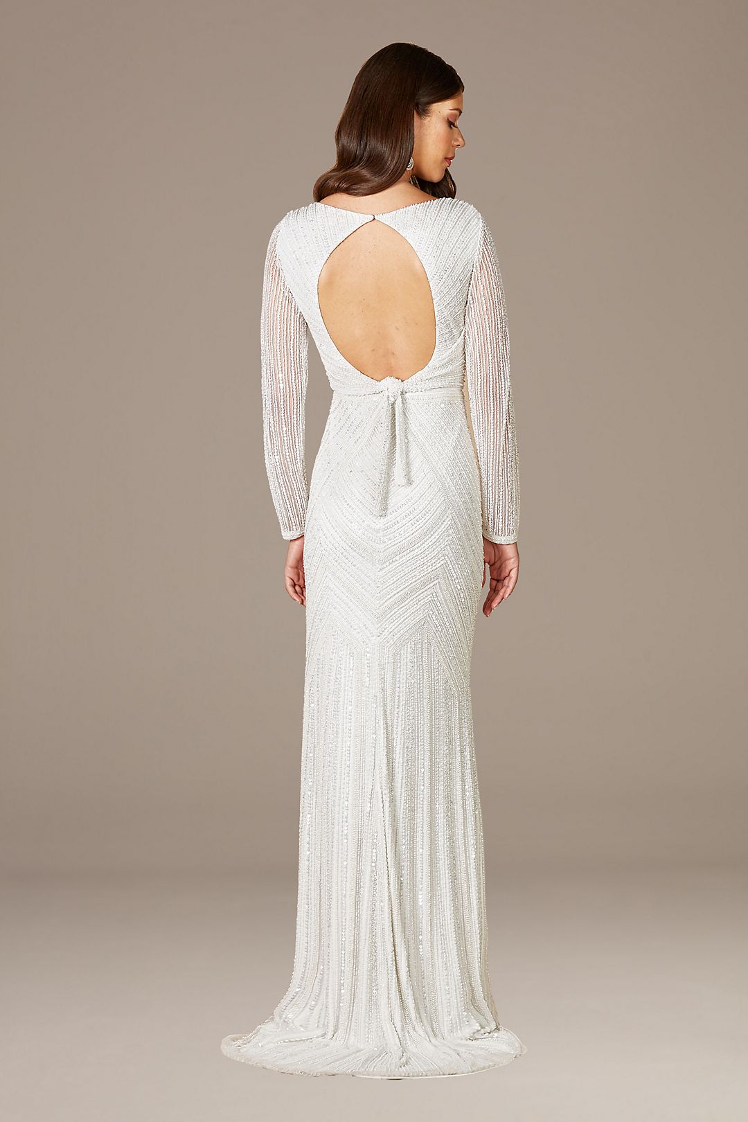 Lara Finley Sheer Sleeve Wedding Gown Image 3