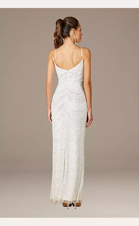 Lara Frenchie Spaghetti Strap Beaded Wedding Gown Image 2