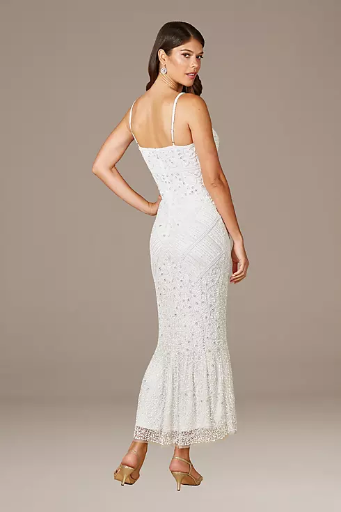 Lara Fae V-Neck Spaghetti Strap Wedding Gown Image 2