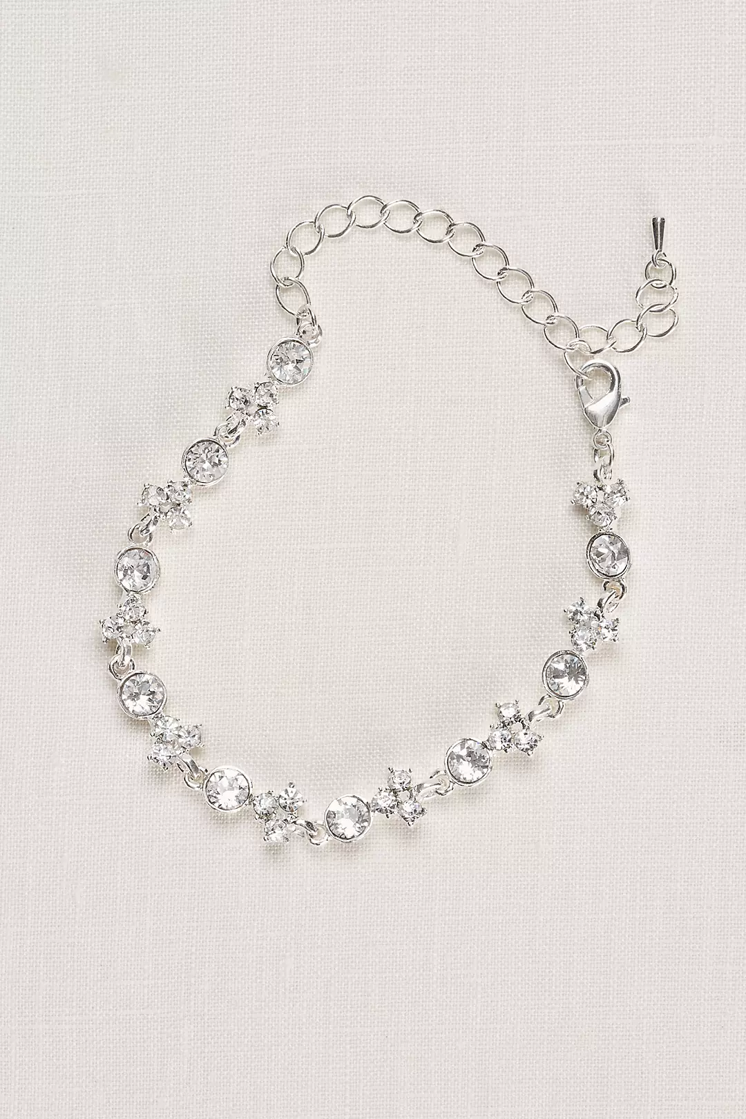 Clustered Crystal Bracelet Image
