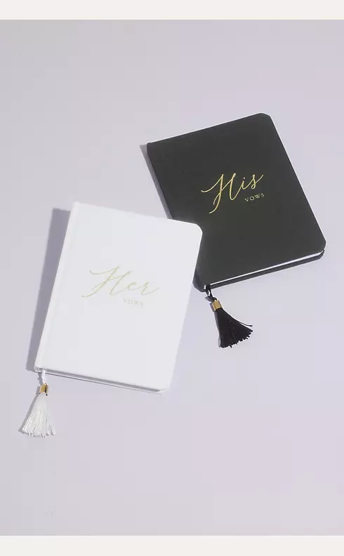 His and Hers Vows Booklets Image 1