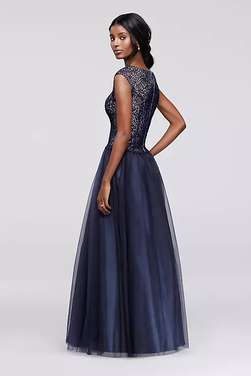 Tulle Ball Gown with Embroidered Bodice Image 2