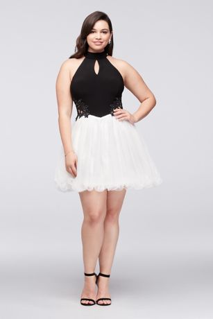 david's bridal high neck