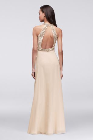 david's bridal high neck