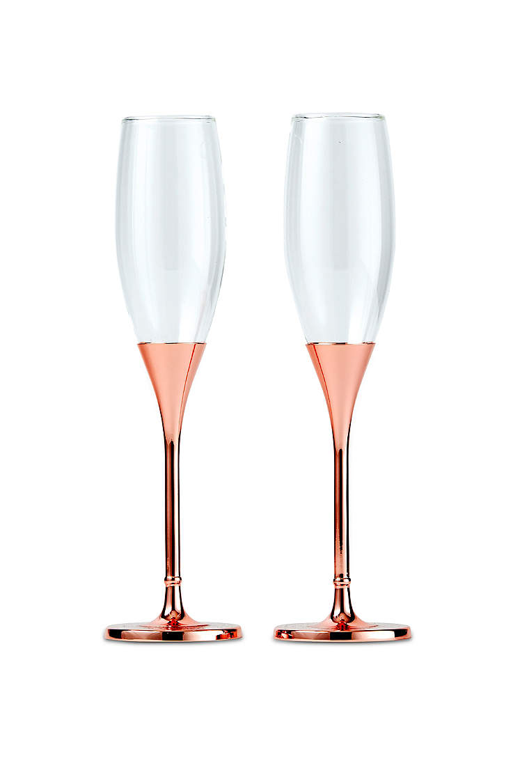 Toasting Sparkling Wine Set of 10 Classic Flute Champagne Glasses Wedding Flutes 7 Ounce 