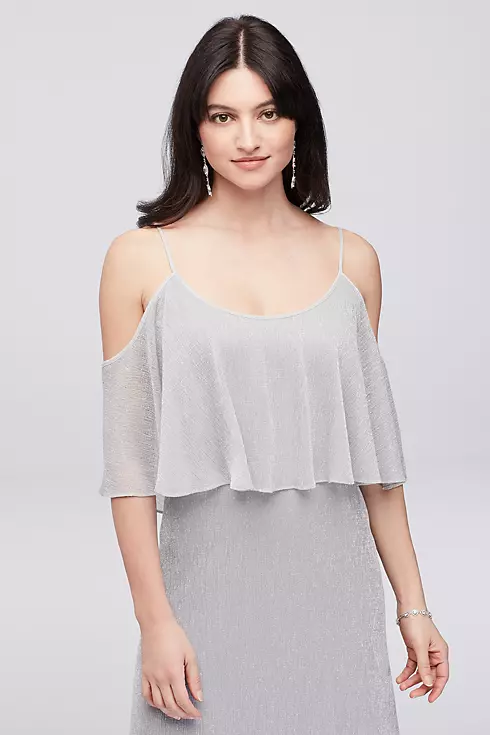 Sparkling Off-the-Shoulder Dress with Flounce Image 3