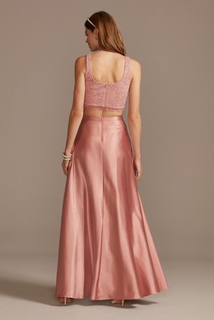 midi skirt and top set for wedding