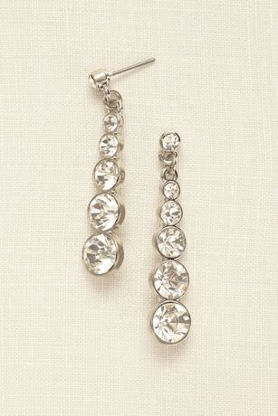 Graduated Crystal Drop Earrings 70503124