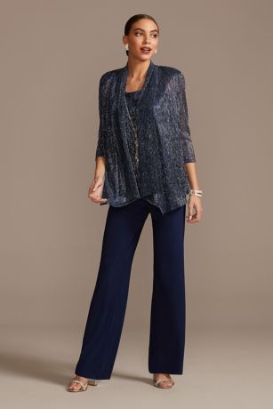 mother of the bride wide leg pant suits