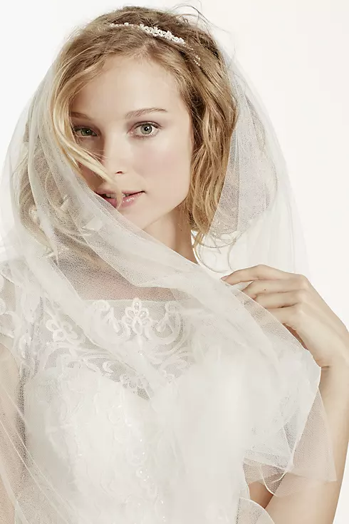 Two Tier Tulle Veil Image 3