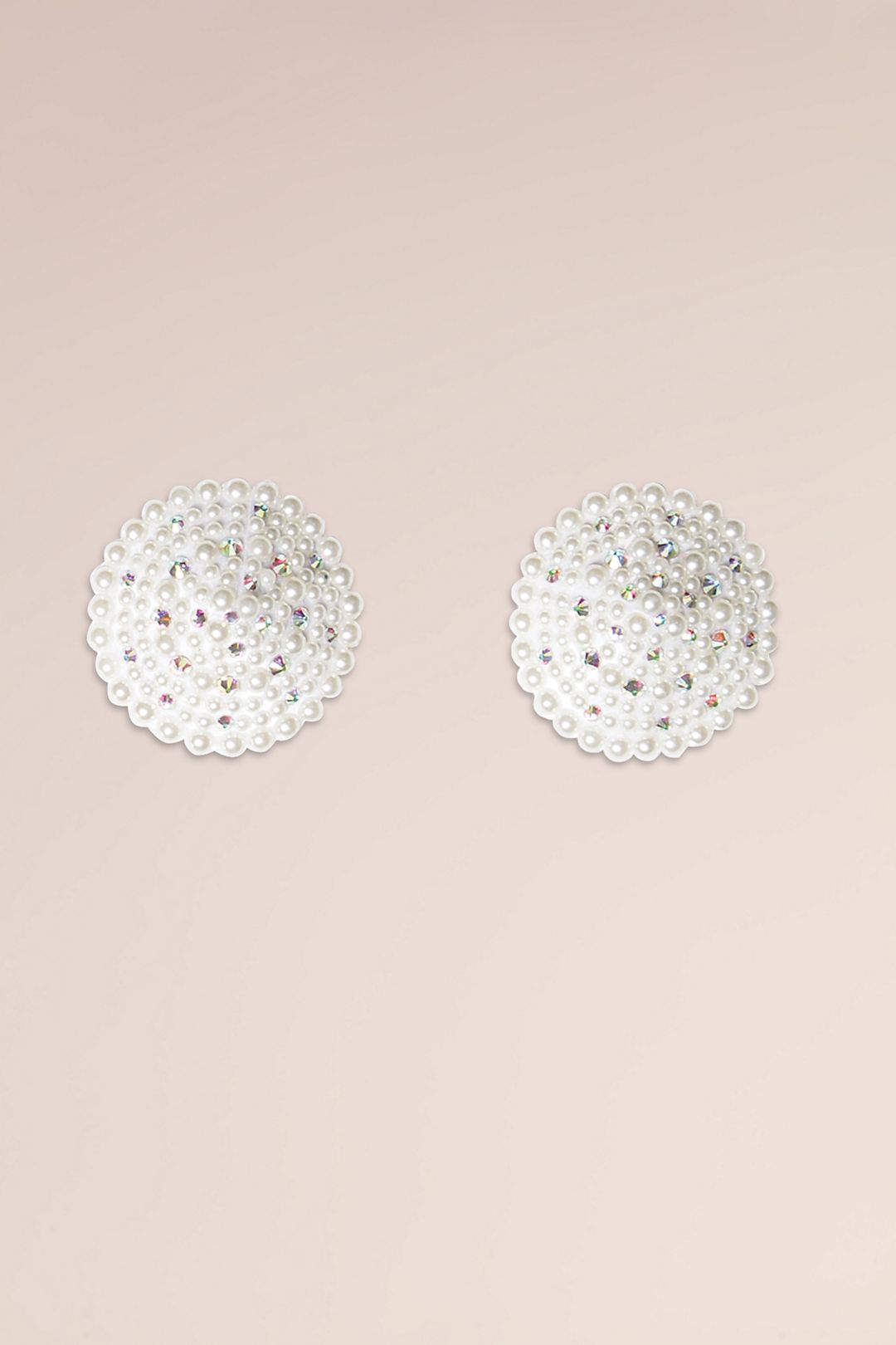 Coquette Pearl and Crystal Adhesive Cups Image