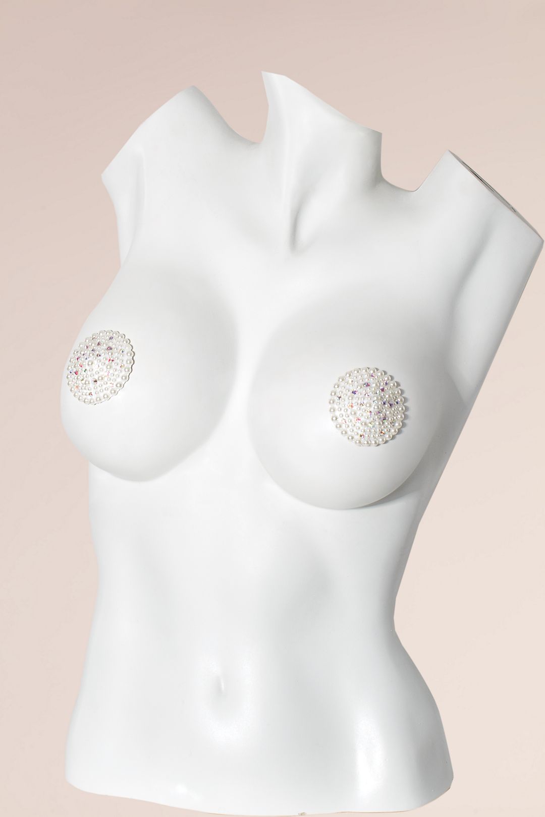 Coquette Pearl and Crystal Adhesive Cups Image 2