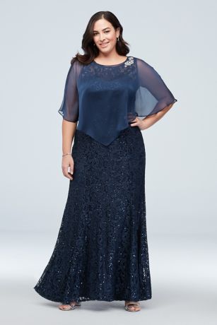 gown designs for wedding principal sponsors plus size