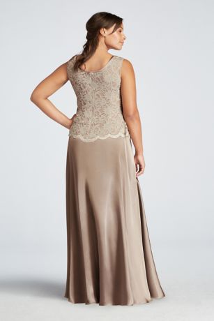 three piece gown