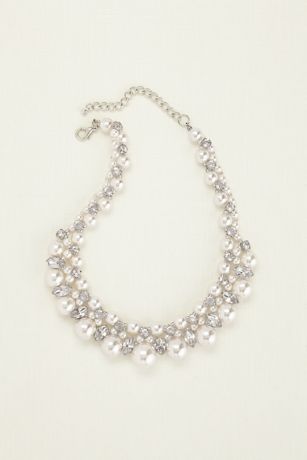 Timeless Glamour18 Kt White Gold Diamond Necklace - TBZ & Sons