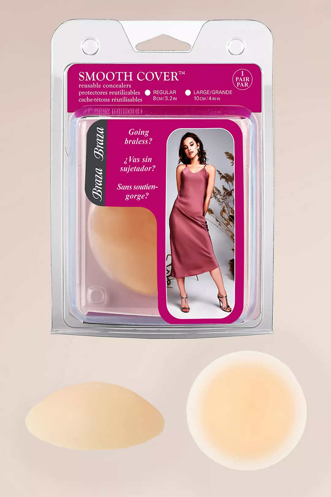 Braza Regular Adhesive Reusable Nipple Concealers Image